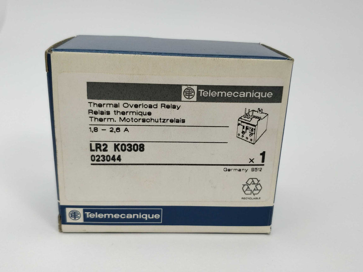 TELEMECANIQUE LR2K0308 Thermal overload relay