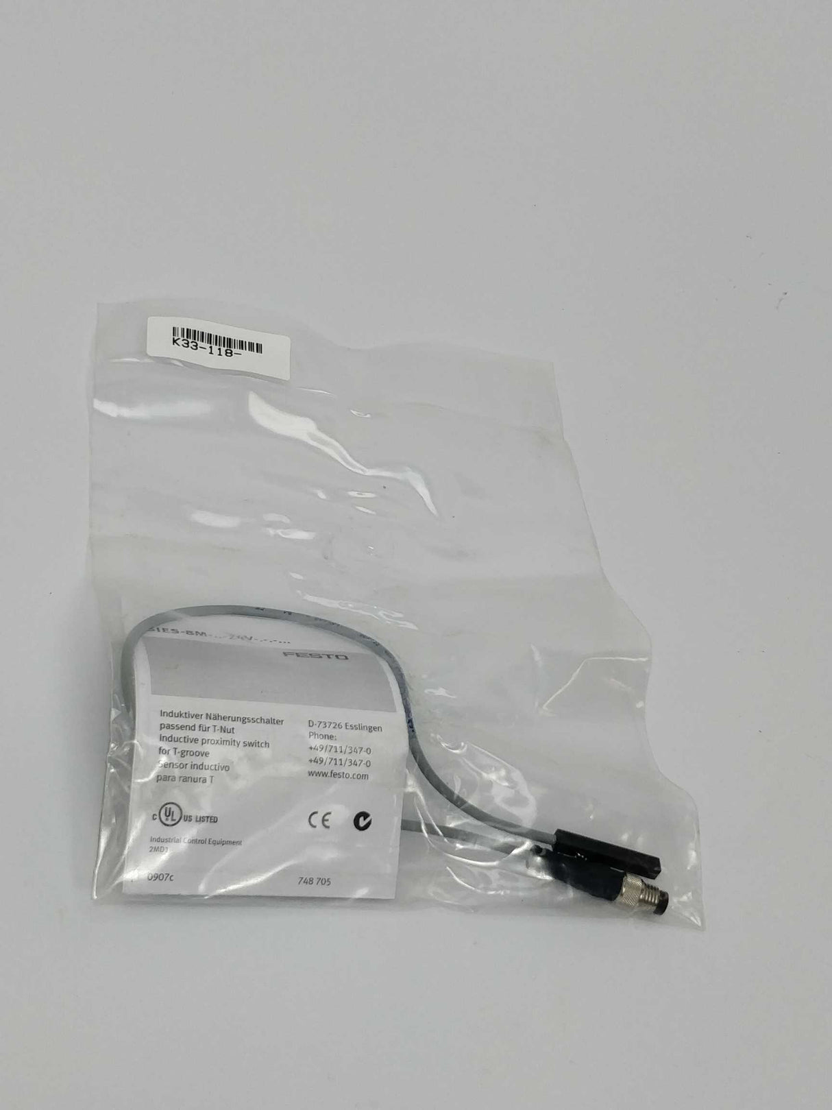 Festo 551402 SIES-8M-NO-24V -K-0,3-M8D