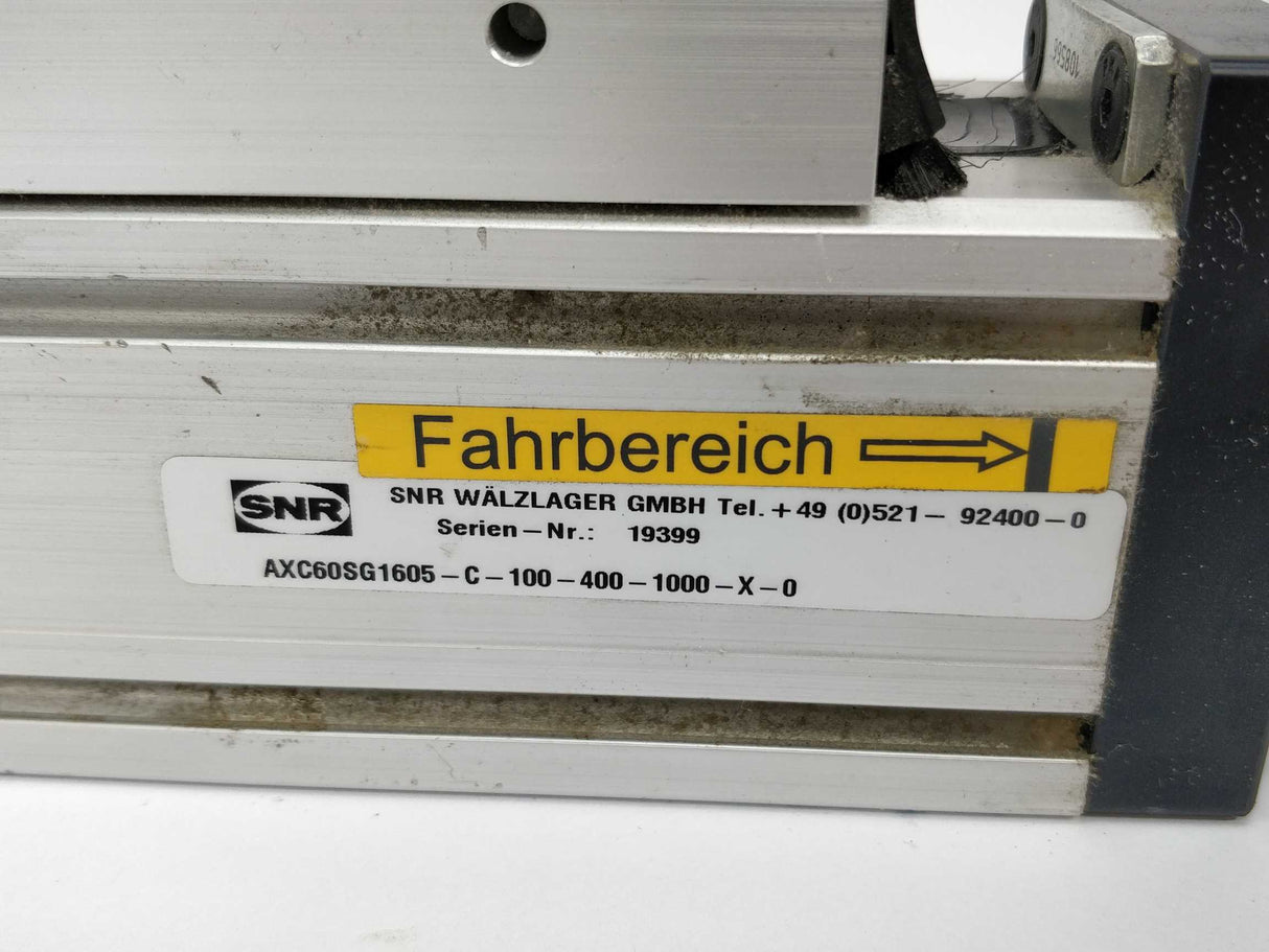 SNR AXC60SG1605-C-100-400-1000-X-0