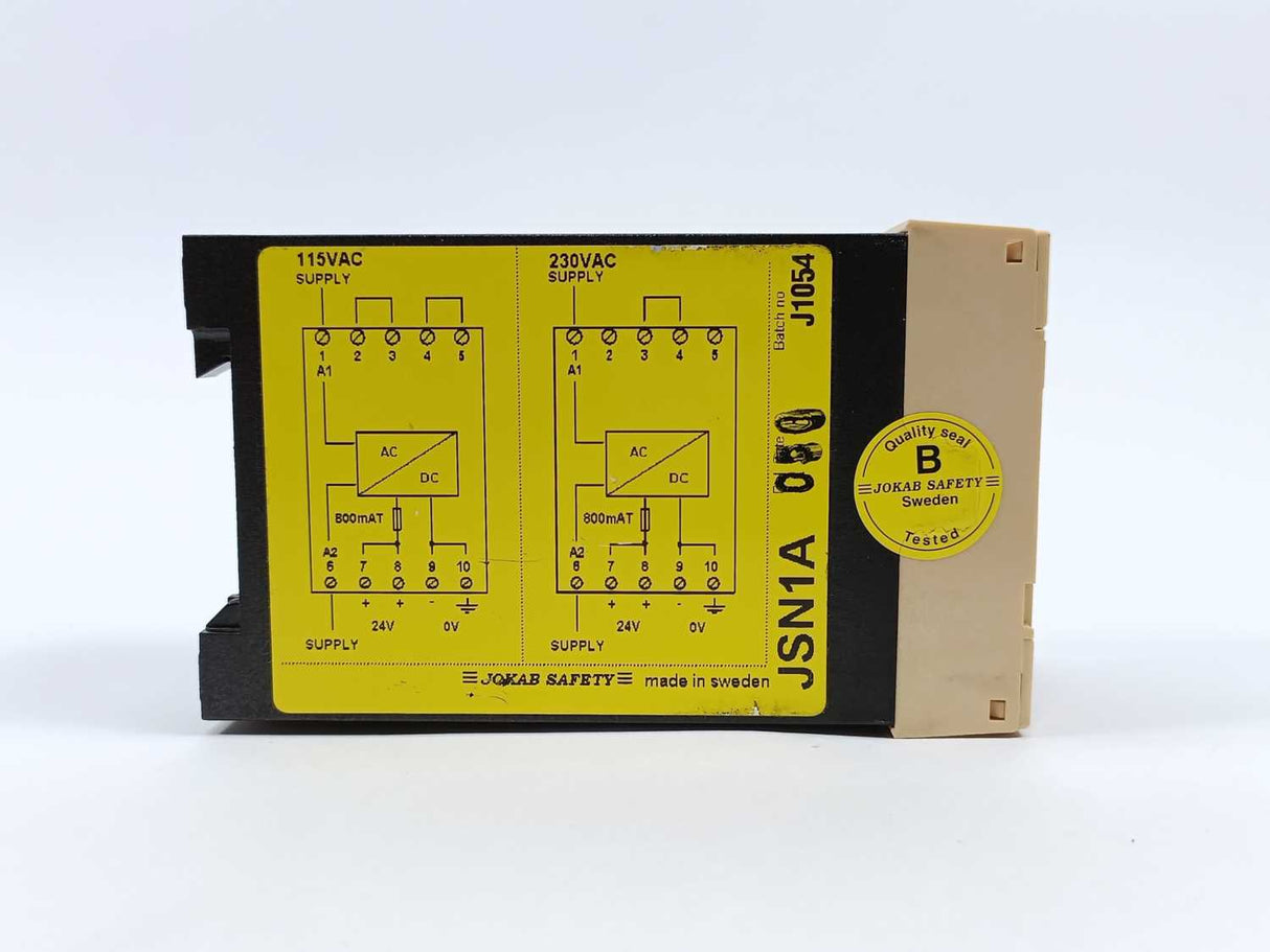 Jokab Safety JSN1A 115/230 VAC Safety Relay