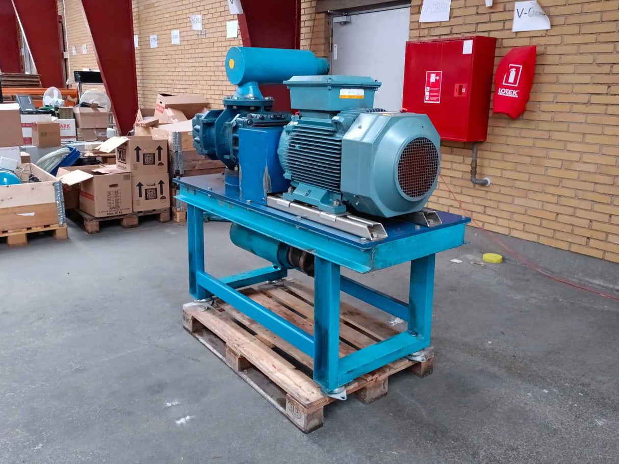 AERZEN GMA 13F7 Positive Displacement High Vacuum Blower w/ ABB Motor