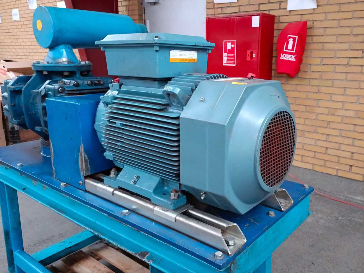 AERZEN GMA 13F7 Positive Displacement High Vacuum Blower w/ ABB Motor