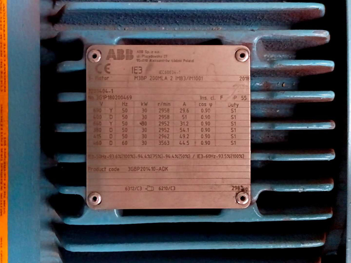 AERZEN GMA 13F7 Positive Displacement High Vacuum Blower w/ ABB Motor