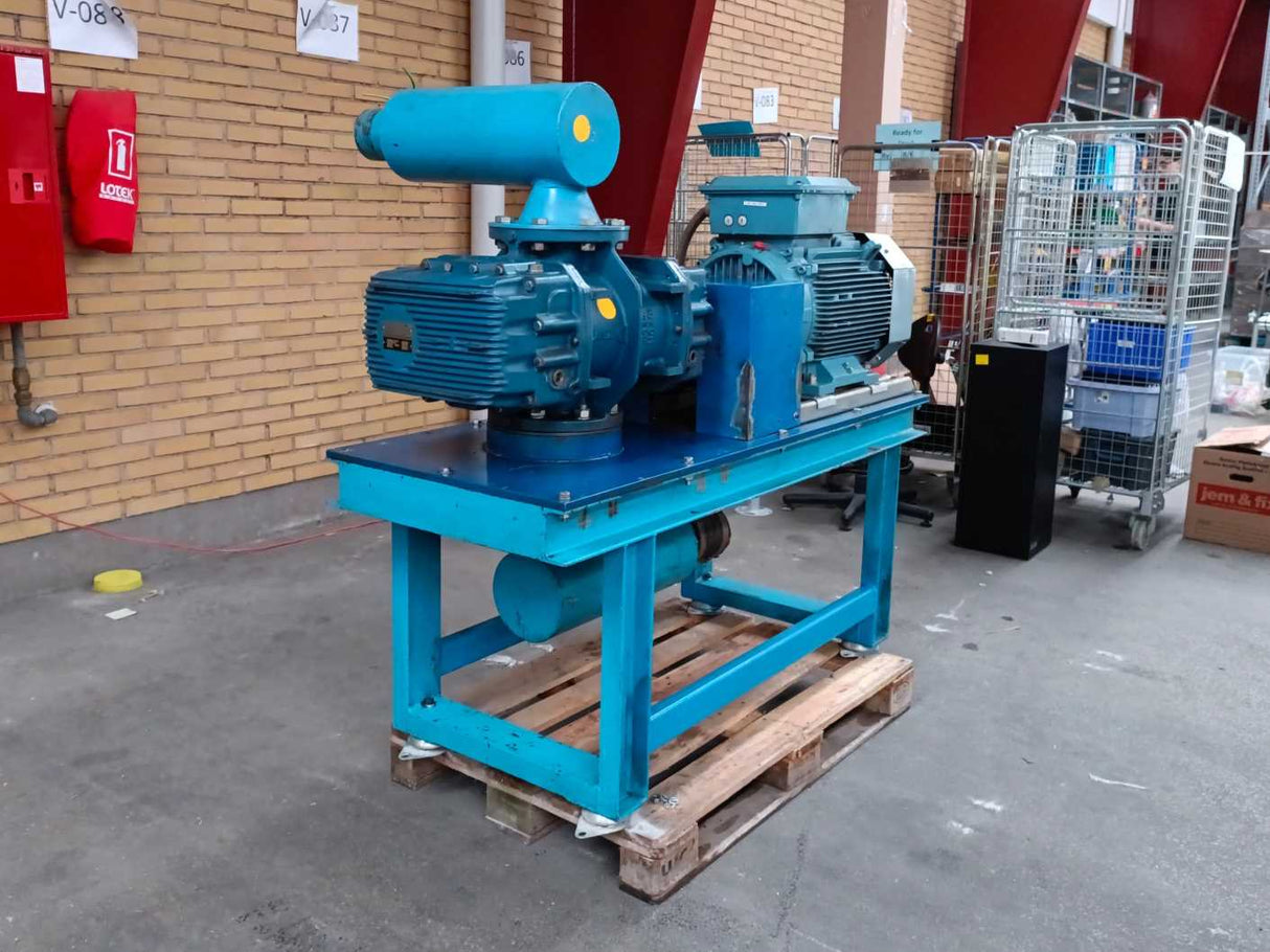 AERZEN GMA 13F7 Positive Displacement High Vacuum Blower w/ ABB Motor