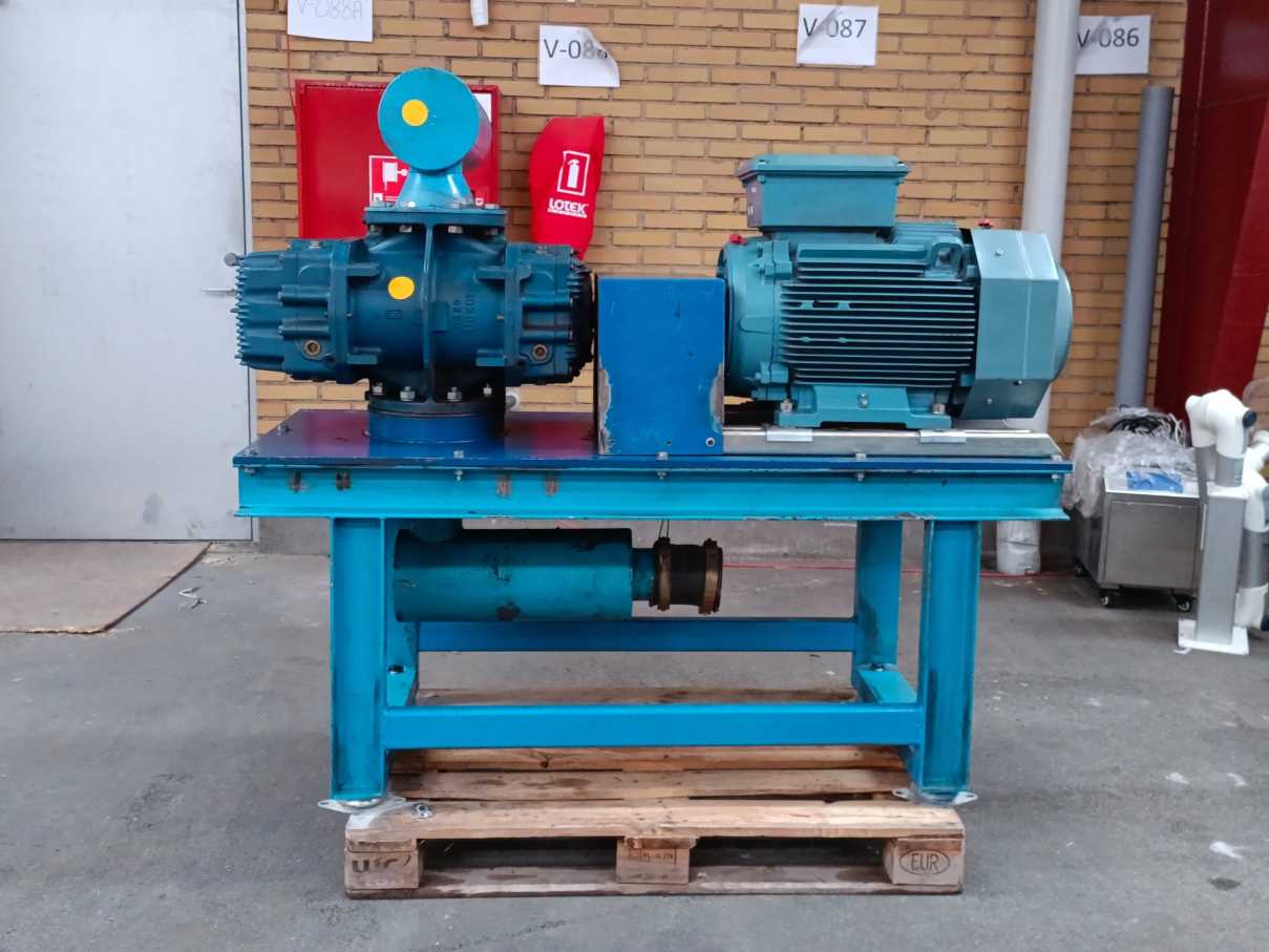 AERZEN GMA 13F7 Positive Displacement High Vacuum Blower w/ ABB Motor