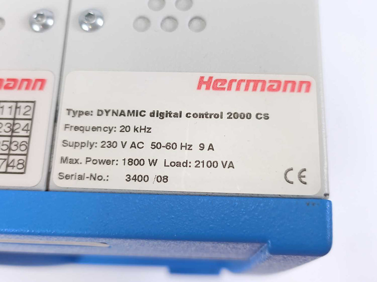 Herrmann DYNAMIC Digital Control 2000 CS Ultrasonic Generator