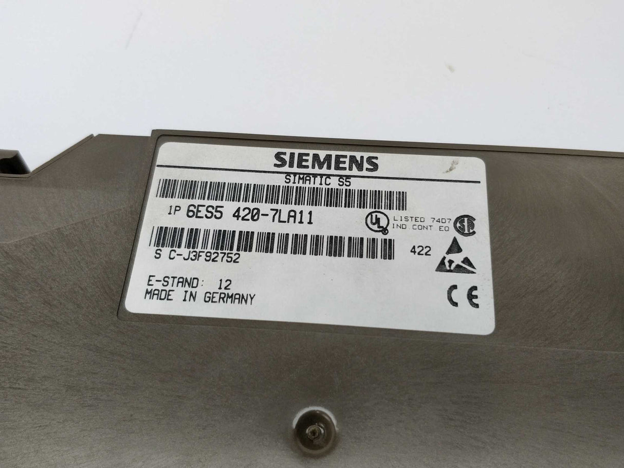 Siemens 6ES5 420-7LA11 Digital input