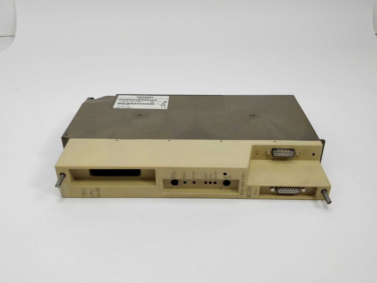 Siemens 6ES5 943-7UB21 Rev. 6 Simatic CPU module