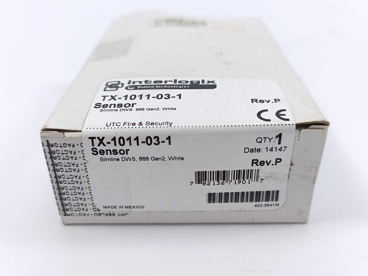 Interlogix TX-1011-03-1 Slimline DWS Gen2, White Rev. P