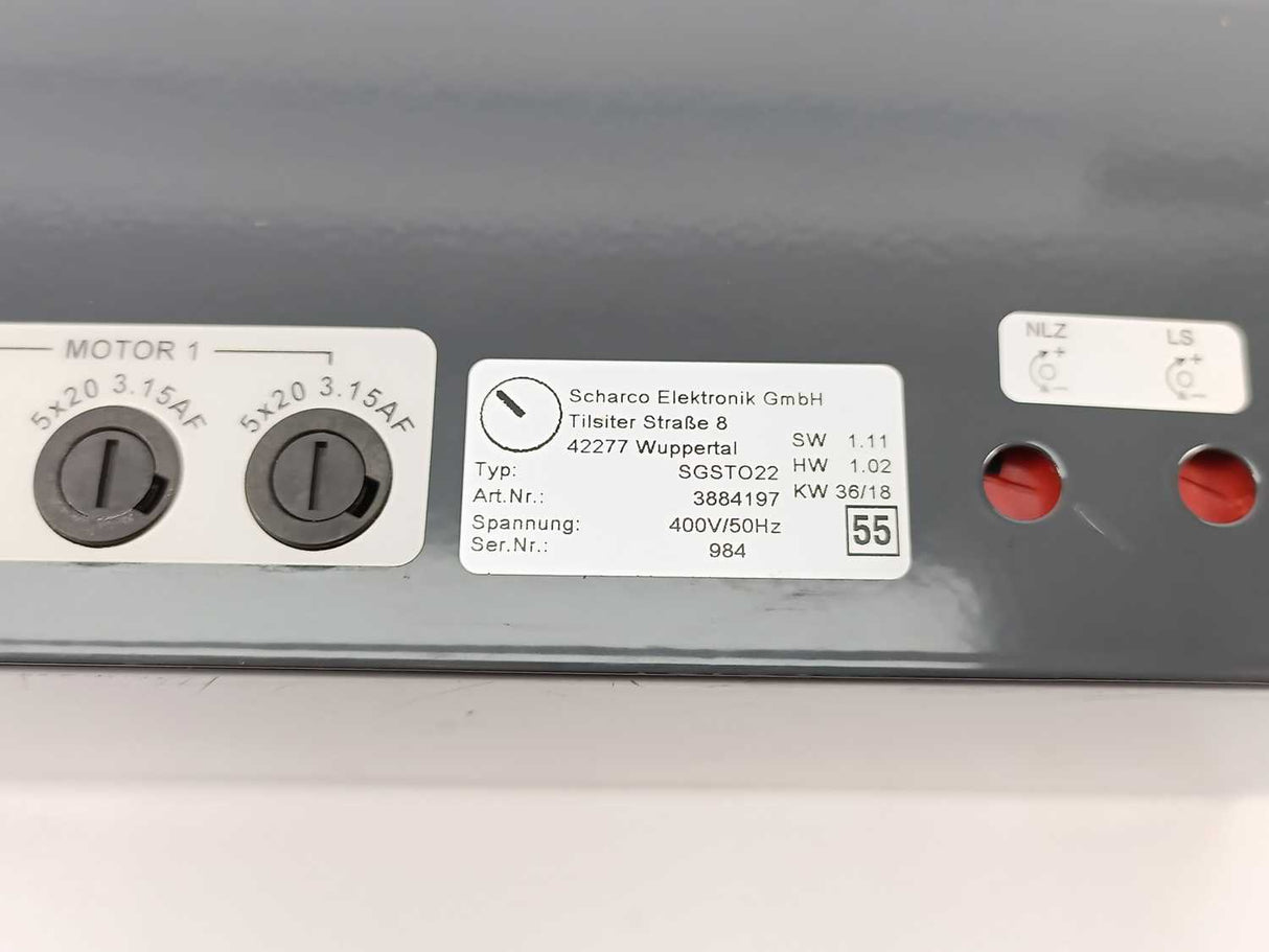 Scharco Elektronik GmbH SGSTO22 Checkout counter controls 3884197