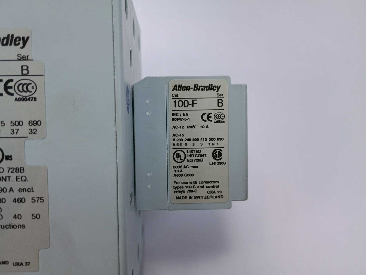 AB 100-C60*00 Coil: 230V Ser. B, With 100-F Ser. B