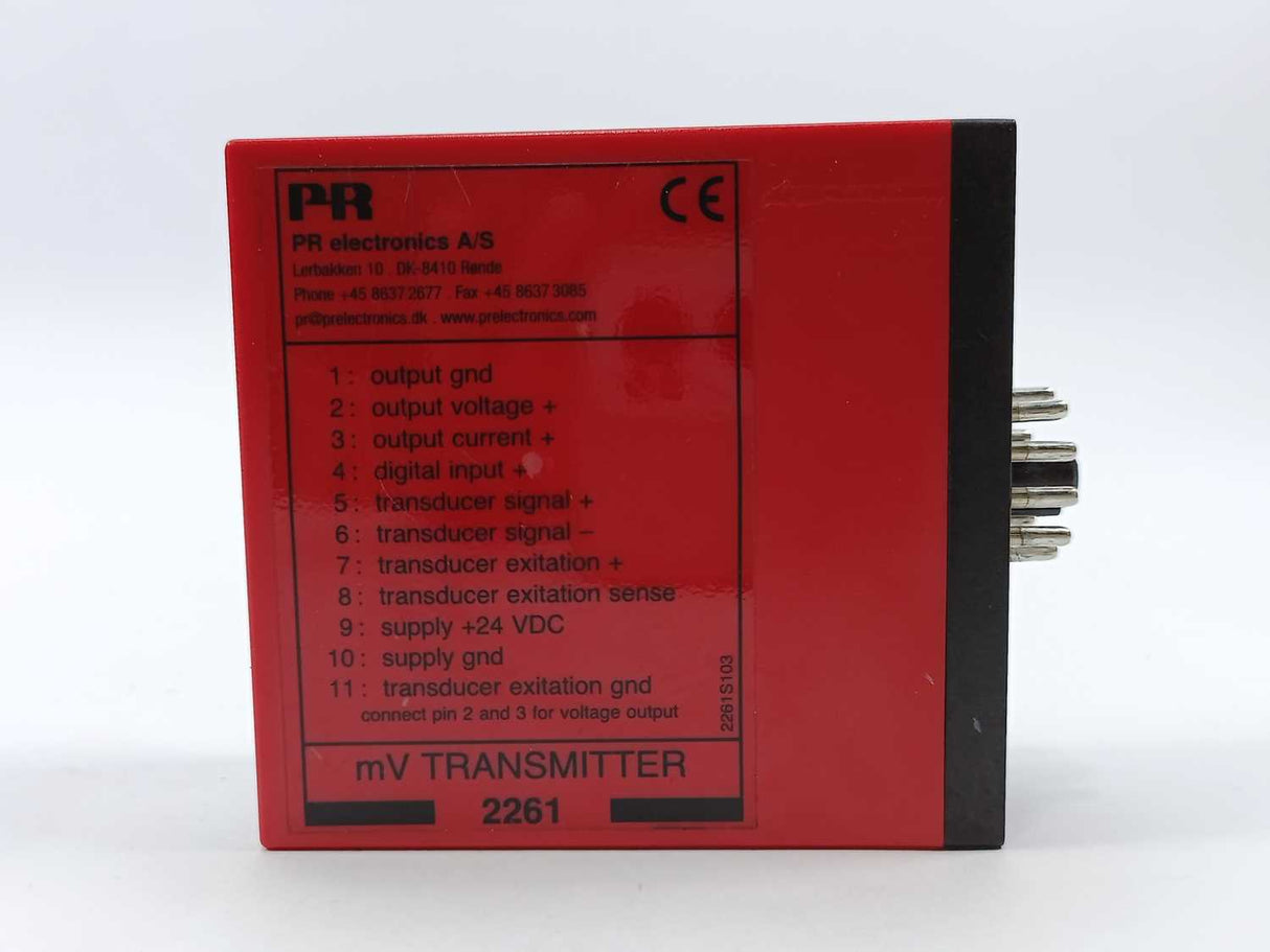 PR Electronics 2261 mV TRANSMITTER 24V
