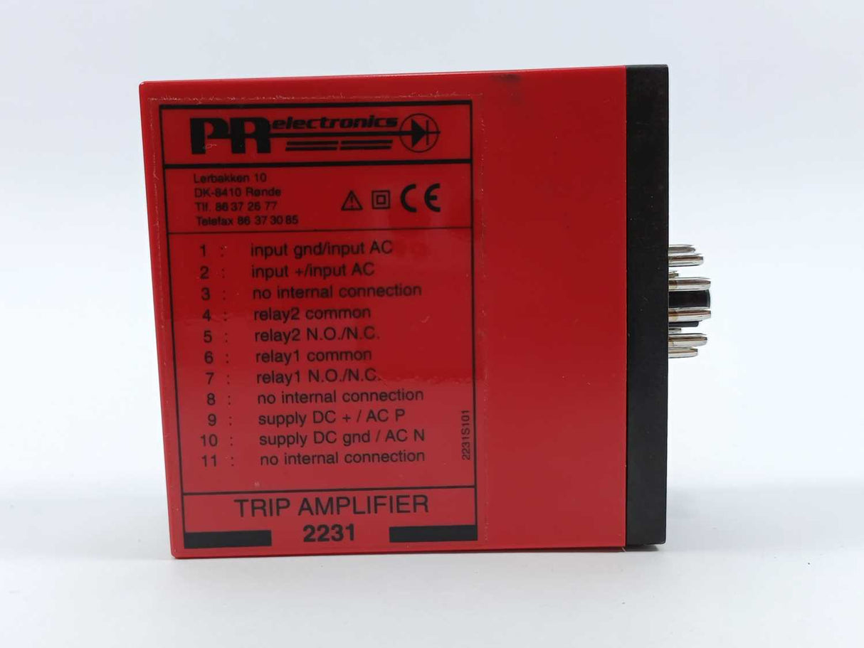 PR Electronics 2231 Trip Amplifier Supply: 24-230V