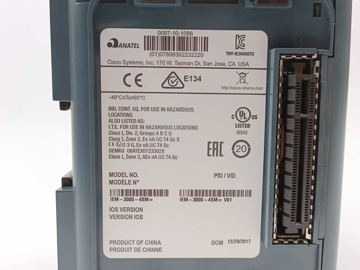 CISCO IEM-3000-4SM 0097-10-1086 SFP Expansion Module