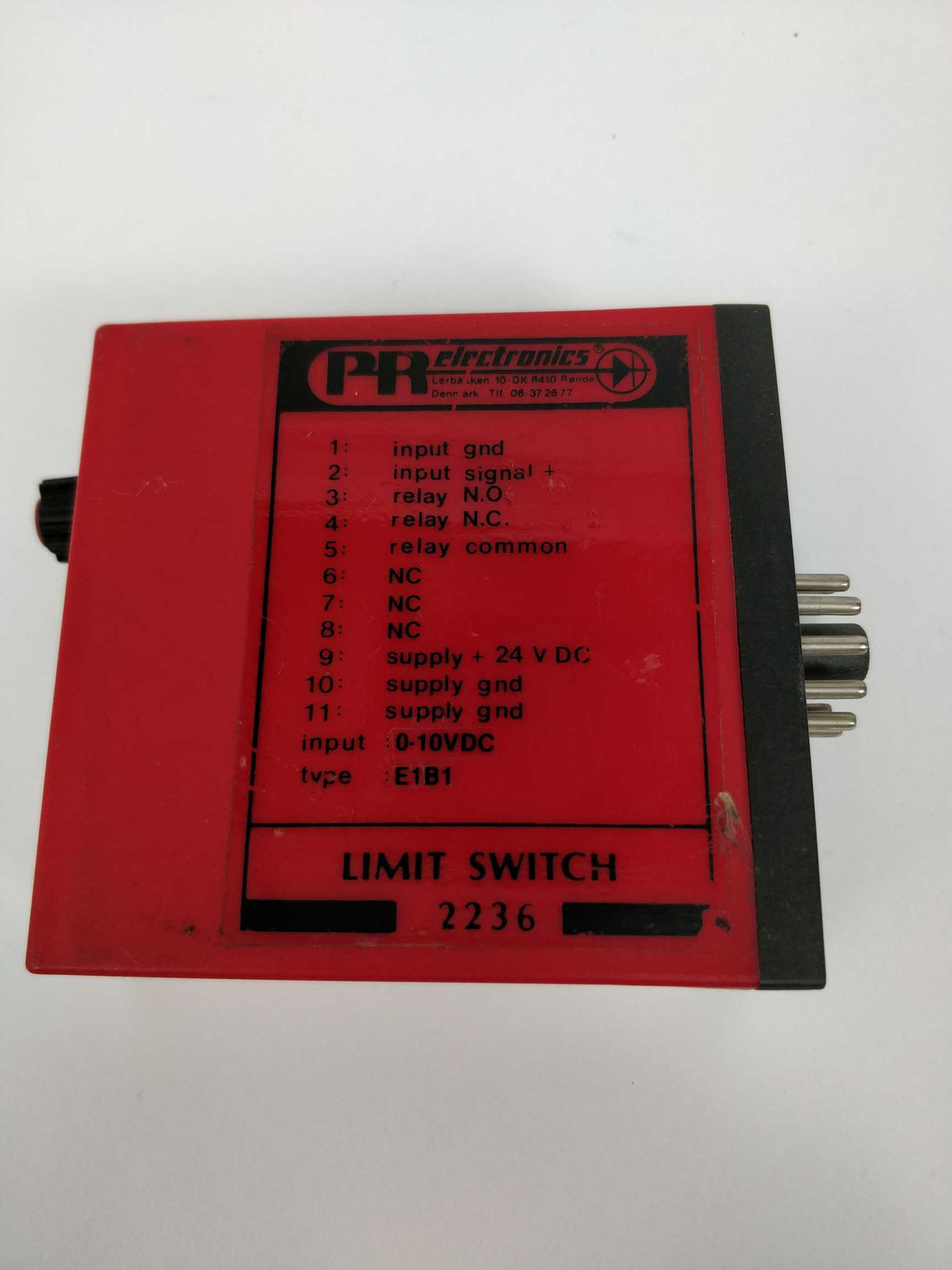 PR Electronics 2236 E1B1 Limit Switch