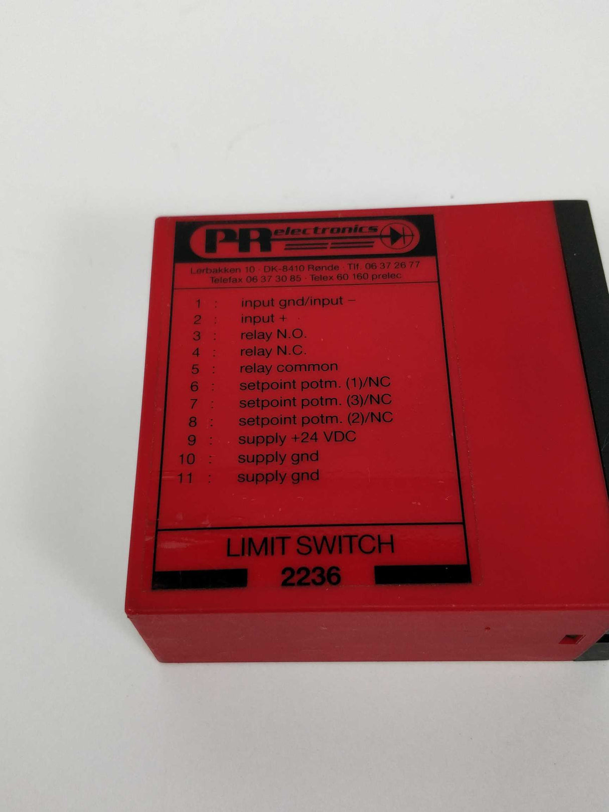 PR Electronics 2236 X1A2 Limit Switch