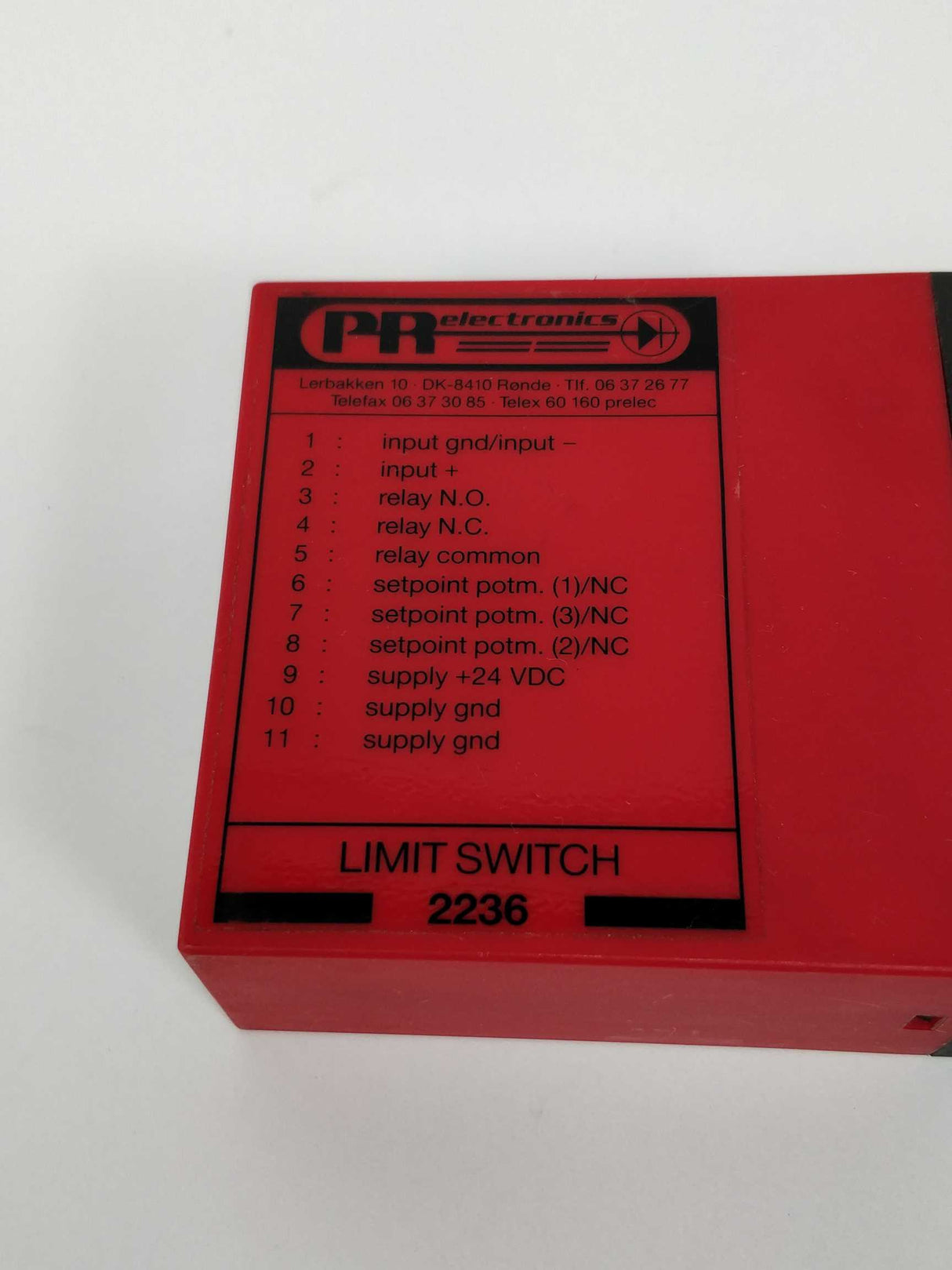 PR Electronics 2236 X1B2 Limit Switch