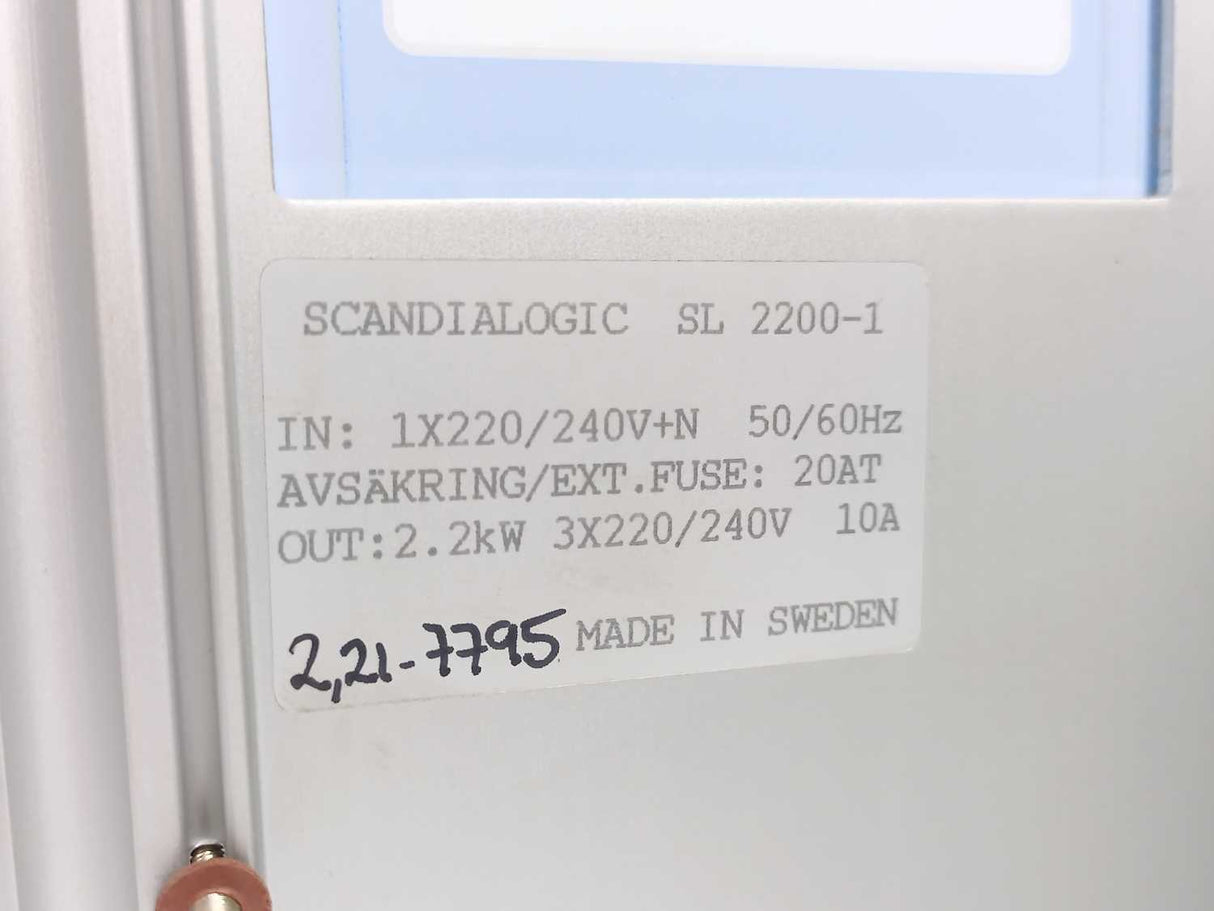 Scandialogic SL-2200-1 / SL 2200-1 VPM Inverter AC Motor Drive
