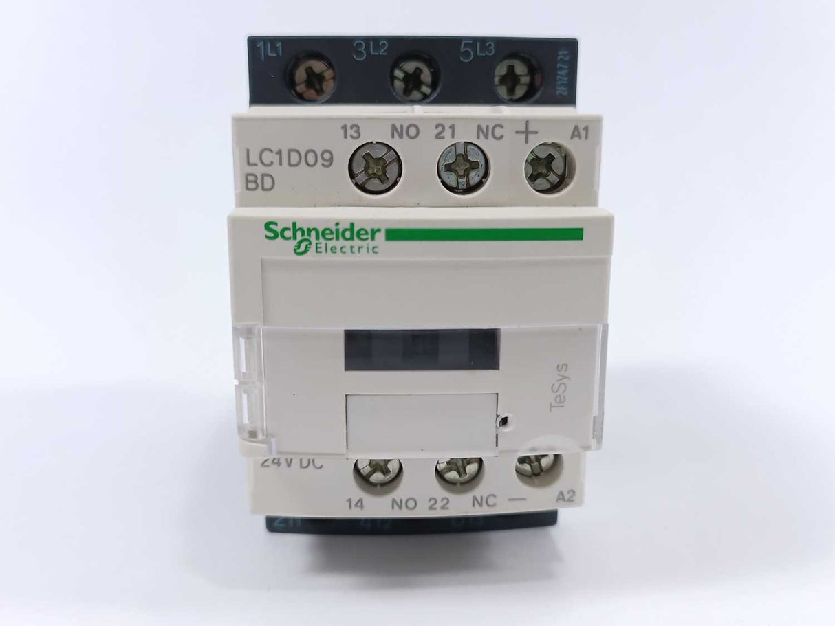 Schneider Electric LC1D09BD Contactor Coil: 24VDC