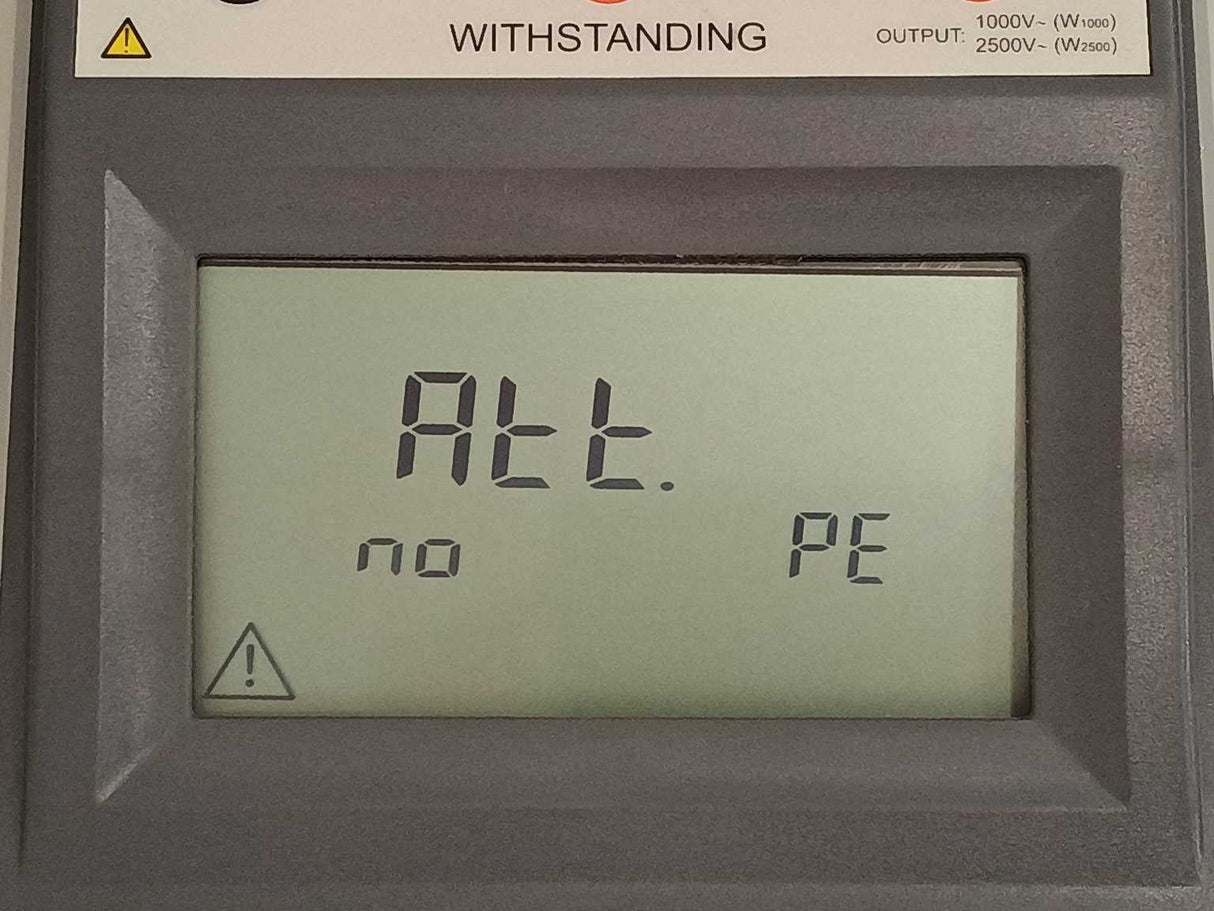 HT instruments FULLTEST 4058 Multifunction Tester, power up, do not reacht