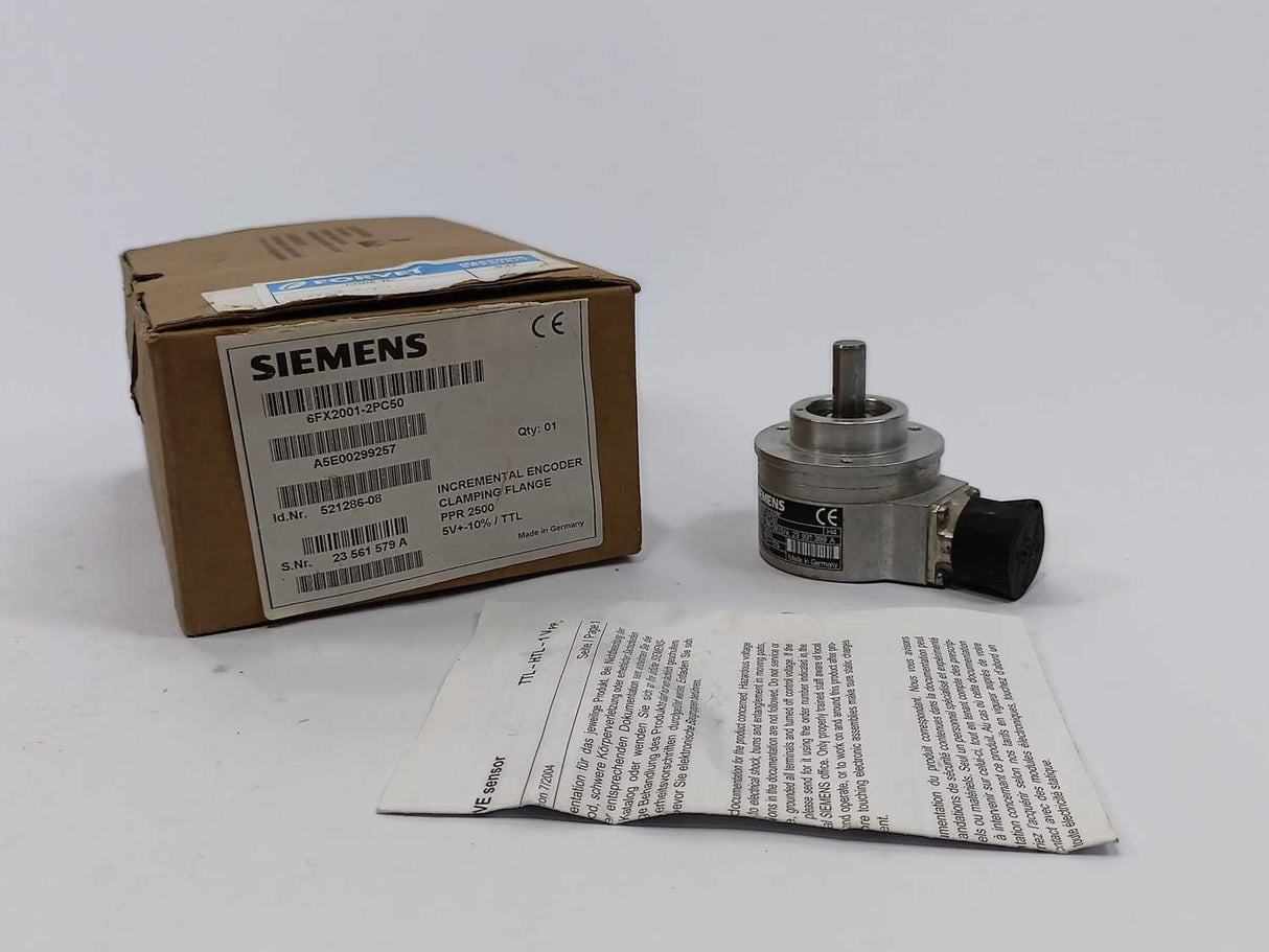 Siemens 6FX2001-2PC50 INCREMENTAL ENCODER