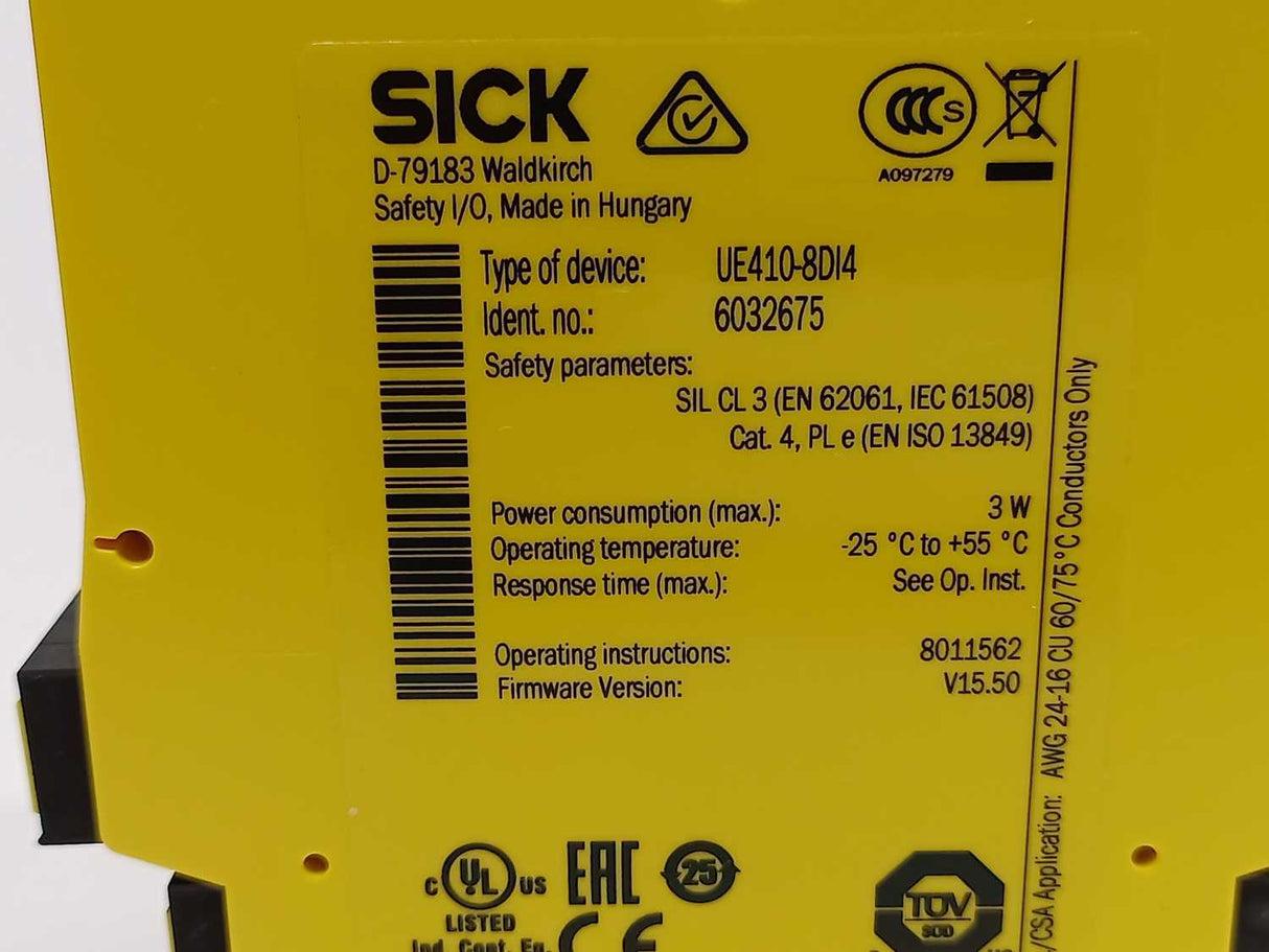 SICK 6032675 UE410-8DI4 SAFETY I/O
