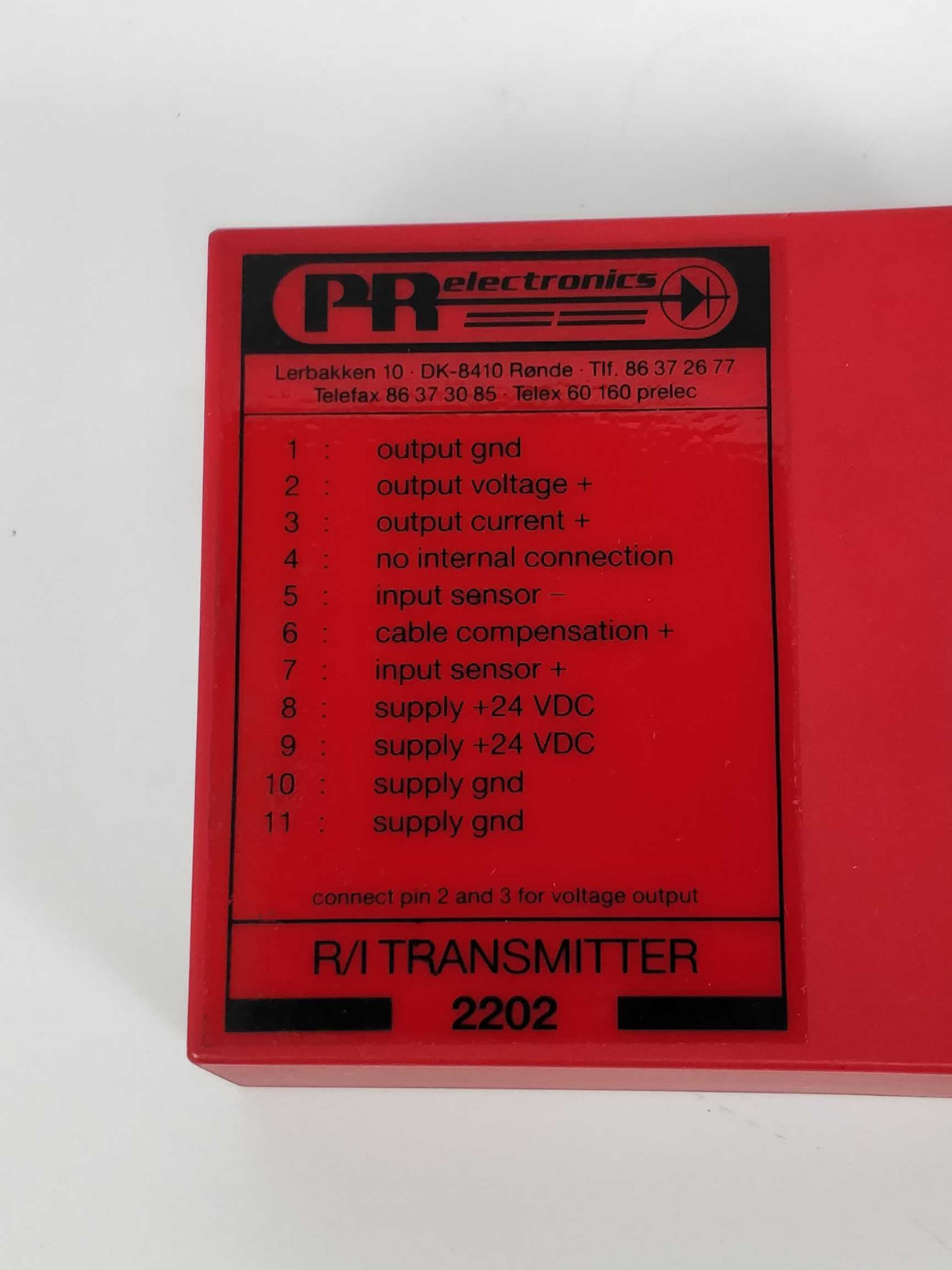 PR Electronics 2202 L1 R/I Transmitter