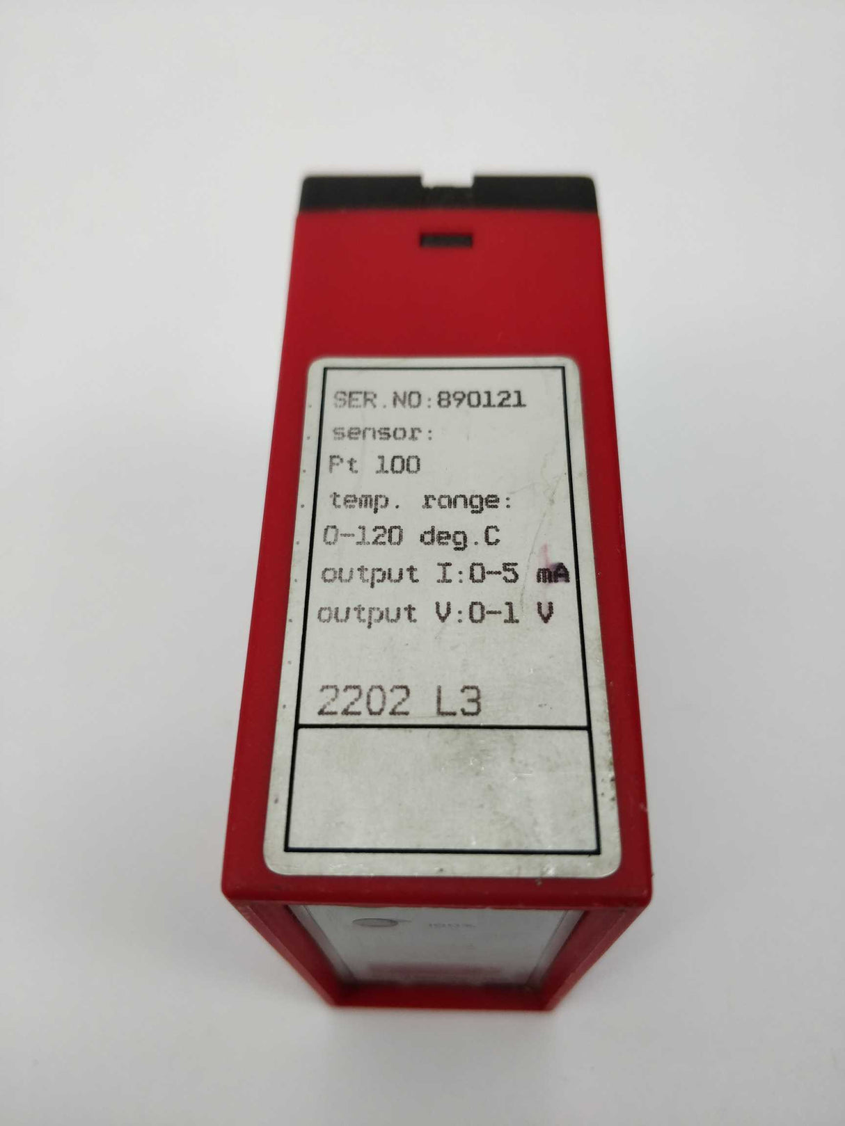 PR Electronics 2202 L3 Serial No. 890121 R/I Transmitter