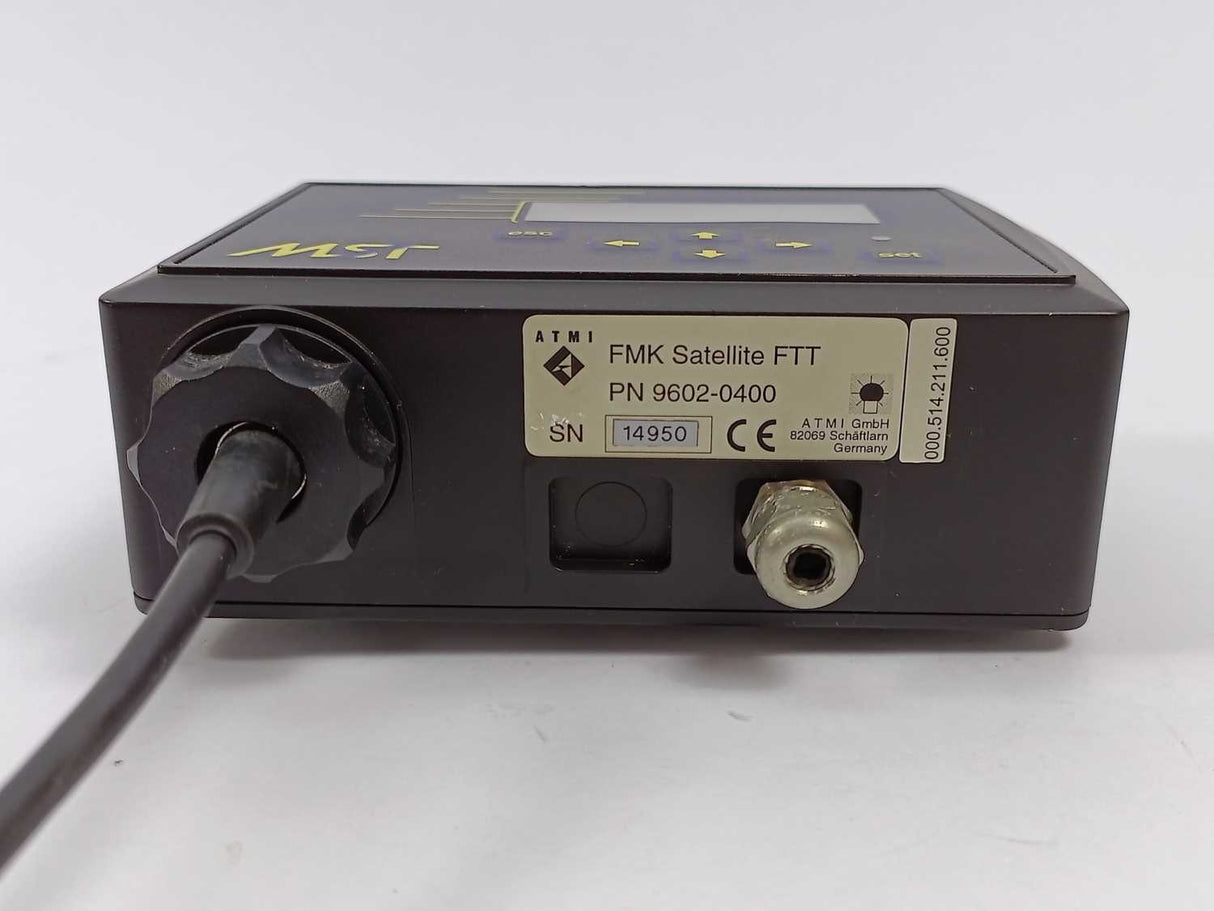 ATMI 9602-0400 FMK Satellite FTT Continuous Gas Monitoring System w/o Sensor