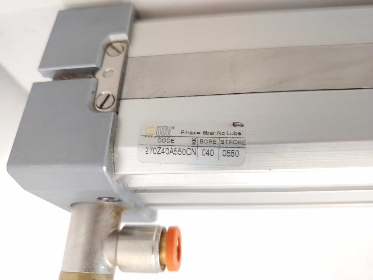 Metal Work 270Z40A550CN Rodless Cylinder w/ 1x DSA4 N Hall Effect Sensor