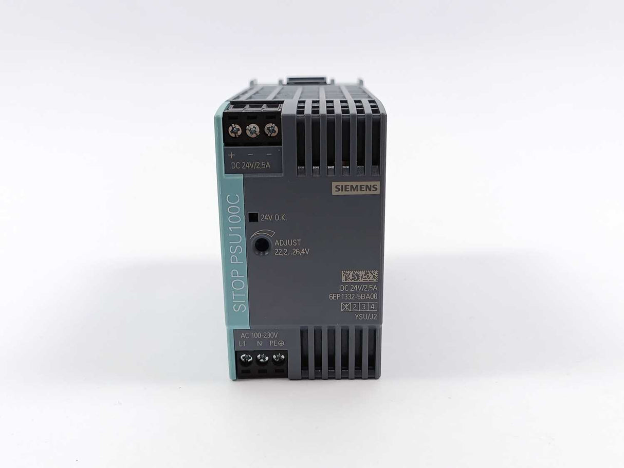 Siemens 6EP1332-5BA00 SITOP PSU100C Power Supply 24 V DC/2.5 A