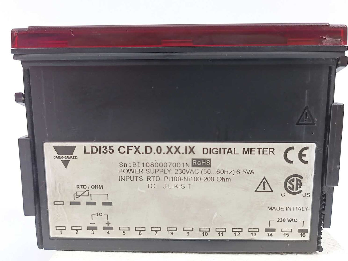 Carlo Gavazzi LDI35 CFX.D.0.XX.IX Digital Meter