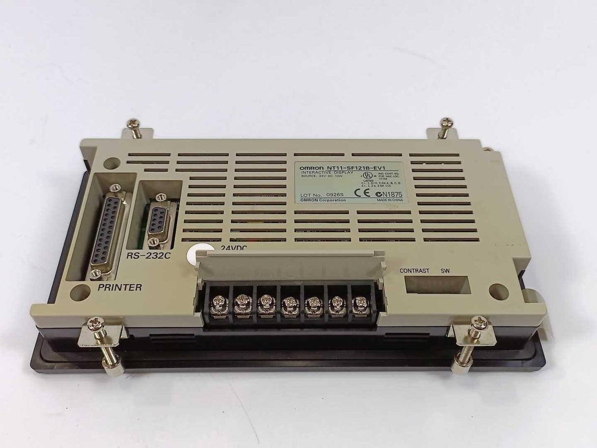 OMRON NT11-SF121B-EV1 Interactive Display 24 VDC 10 W