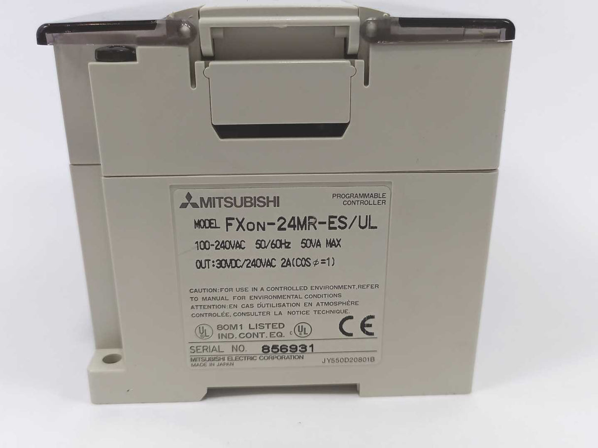 Mitsubishi FXon-24MR-ES/UL Programmable Controller