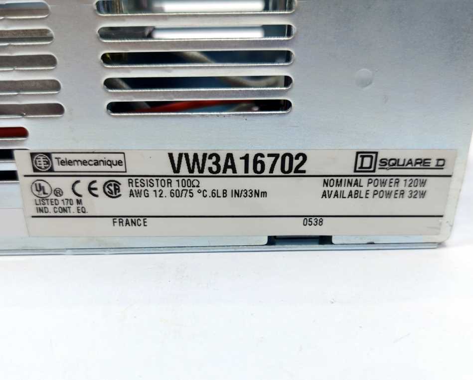 TELEMECANIQUE VW3A16702 Braking Resistor