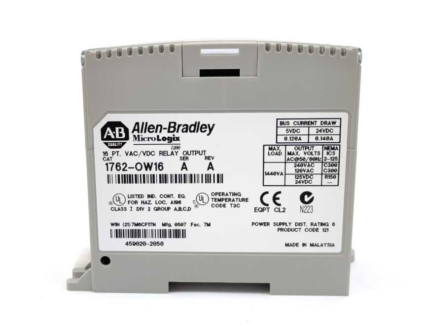 AB 1762-OW16 Ser. A Relay Output Module