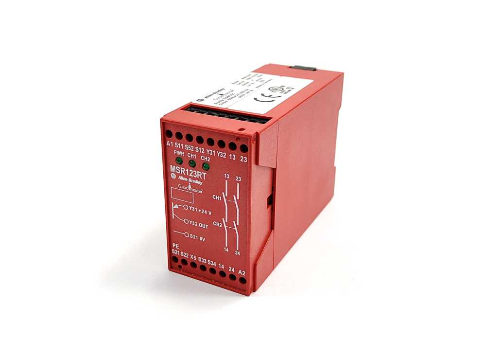 AB 440R-J23106 Guardmaster MSR123RT Safety Relay