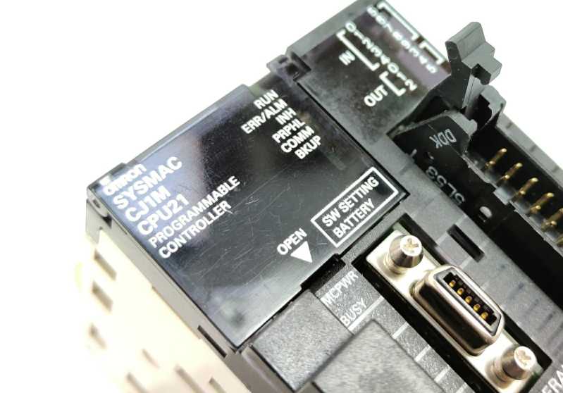 OMRON CJ1M-CPU21 CPU Unit 24VDC