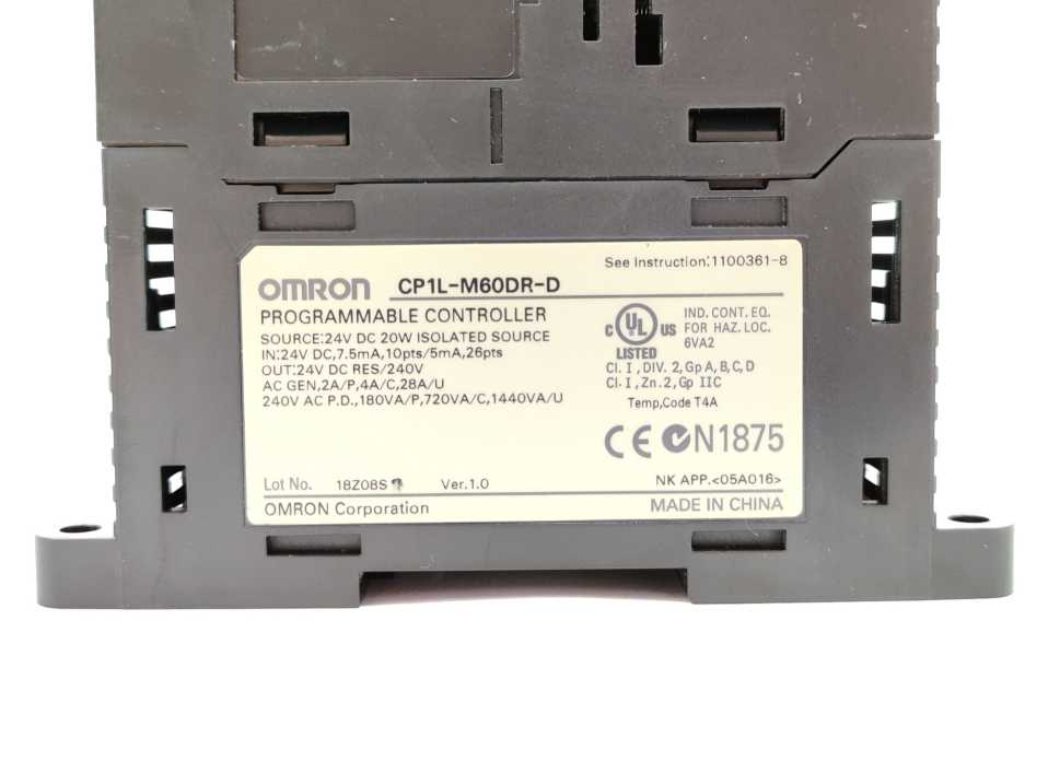 OMRON CP1L-M60DR-D Sysmac CP1L, Programmable controller