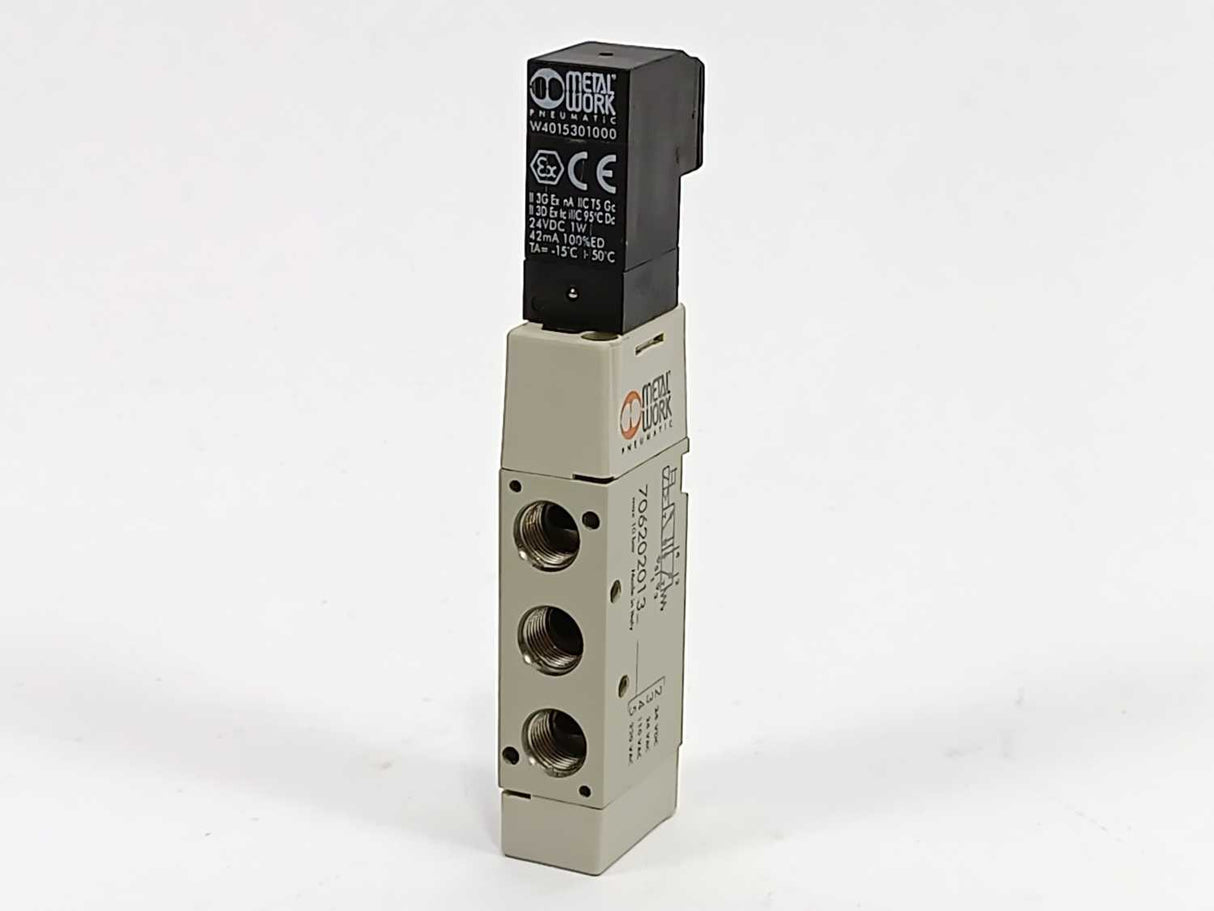 METAL WORK PNEUMATIC 7062020132 MSV 25 SOS OO 24VDC Solenoid Valve
