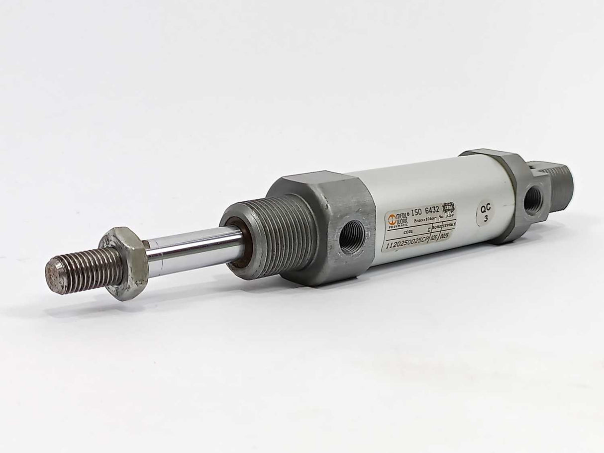 Metal Work 1120250025CP ISO 6432 Compact Cylinder SL=25mm