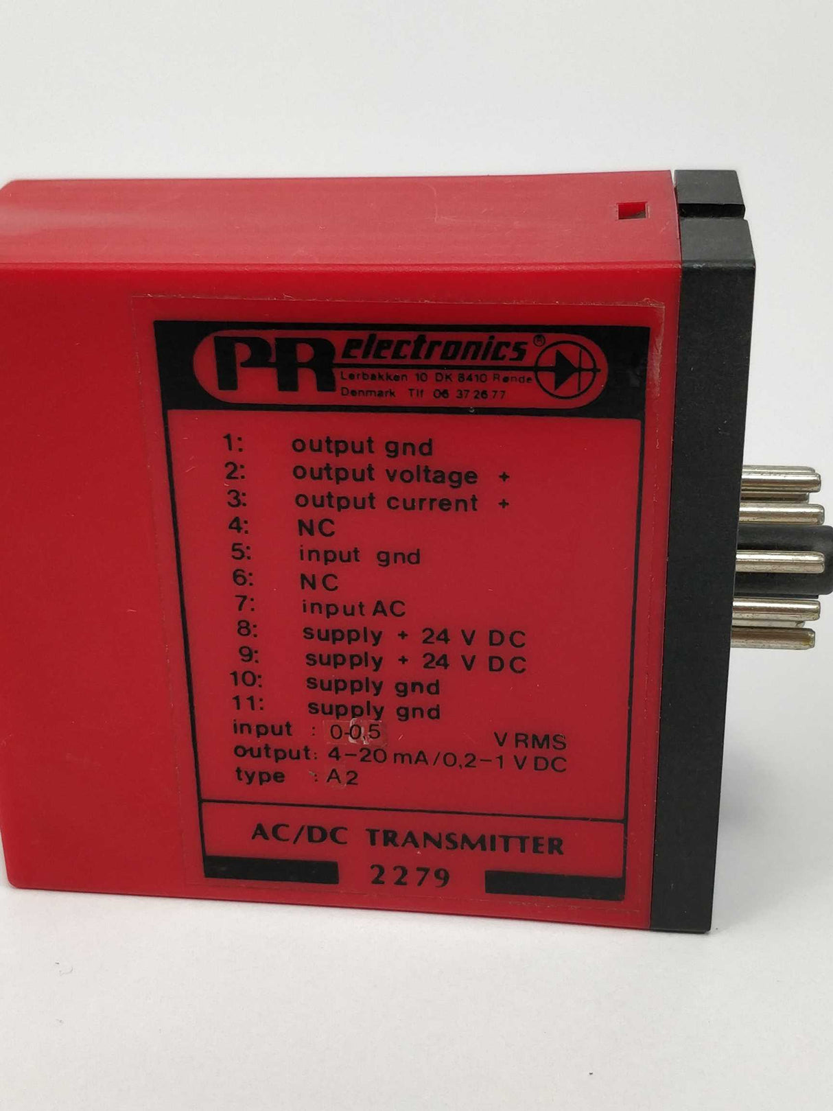 PR Electronics 2279 A2 AC/DC Transmitter