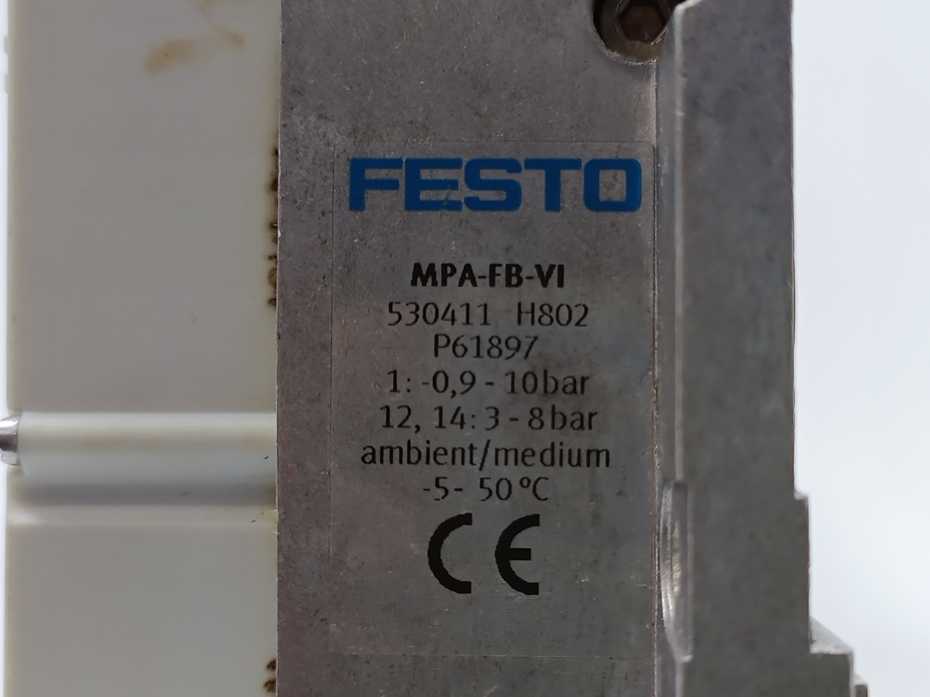 Festo 530411 Valve terminal, 3x W:1912451, 195706, 11 x W: 533342