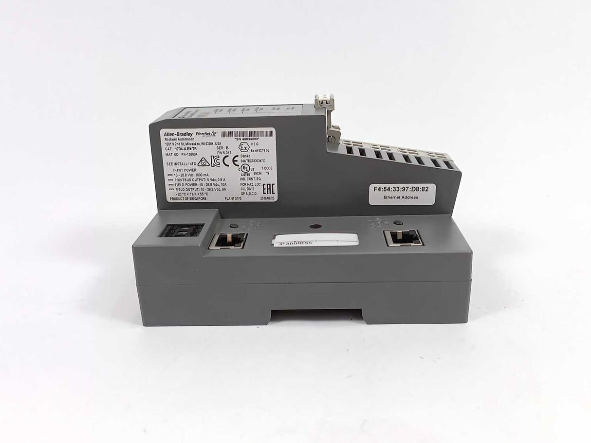 AB 1734-AENTR Ser. B REV.A01 Dual Port Network Adaptor