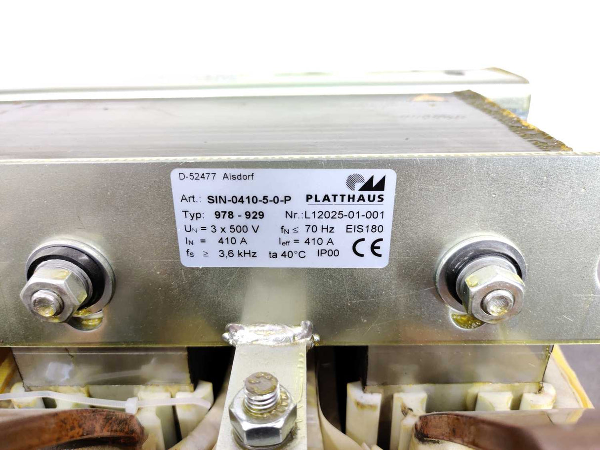 Platthaus / Danfoss SIN-0410-5-0-P 978-929 SINE-filt 410A 500V 181B0459