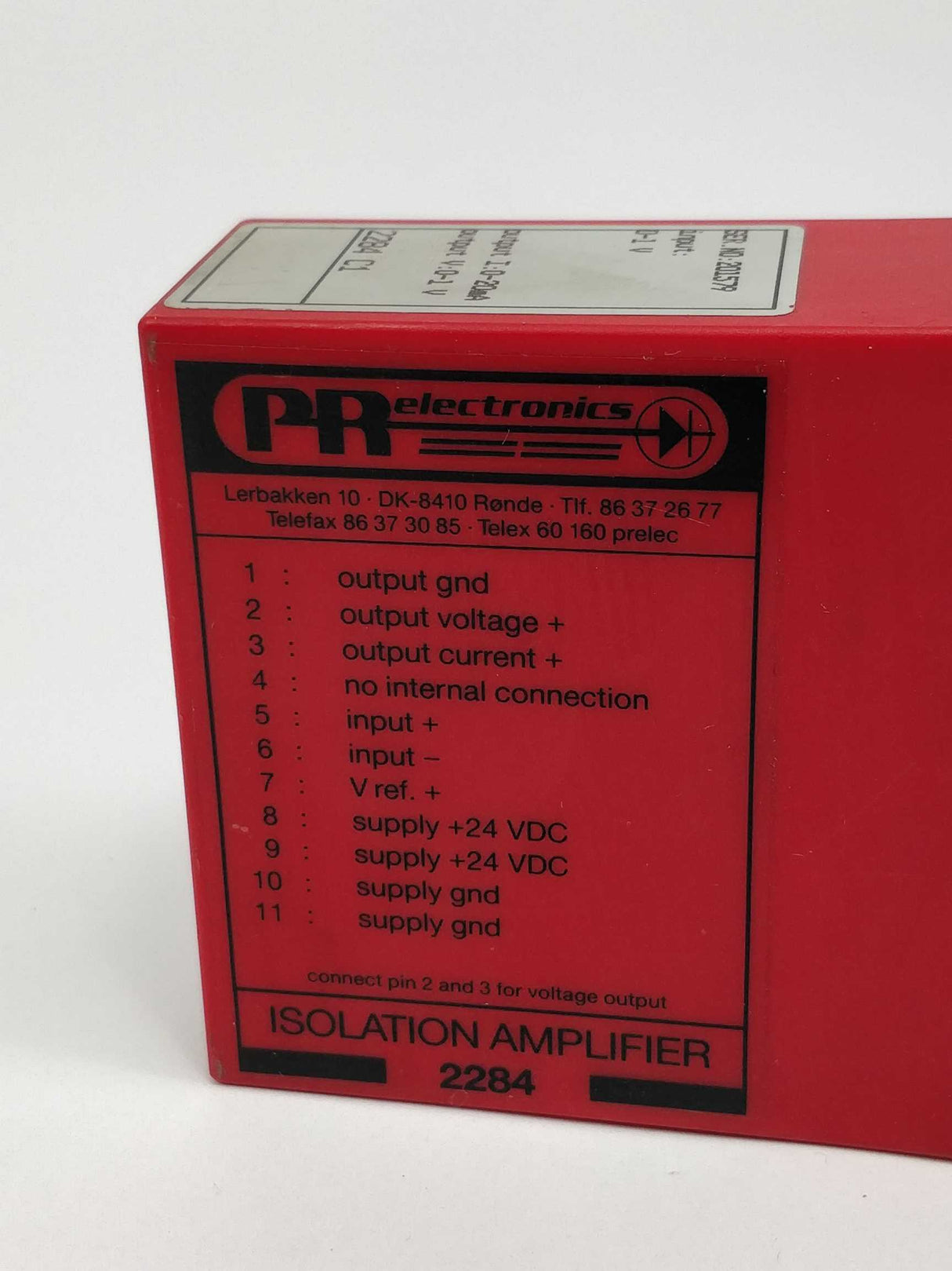 PR Electronics 2284 C1 Isolation Amplifier