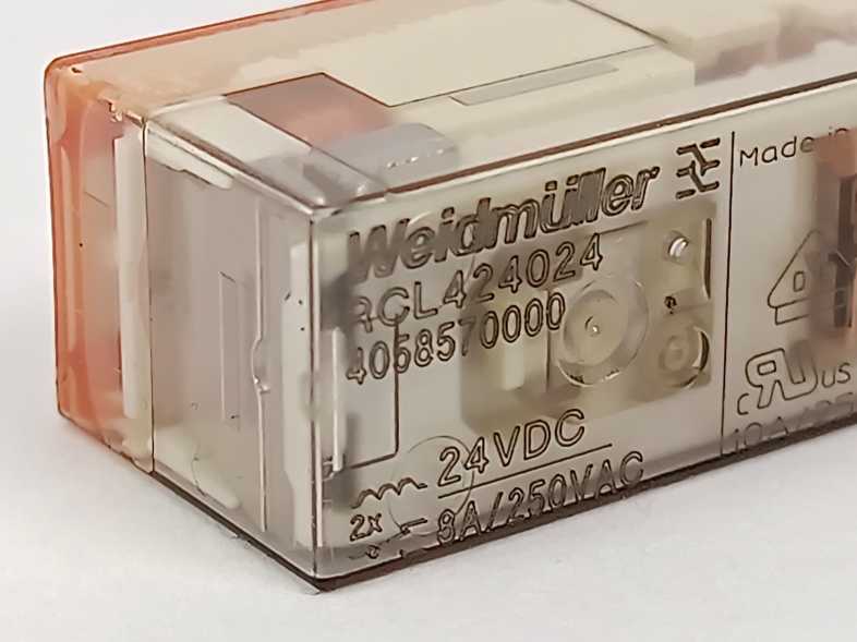 Weidmüller 4058570000 RCL424024 & 1123490000 TRS 24VDC 2CO