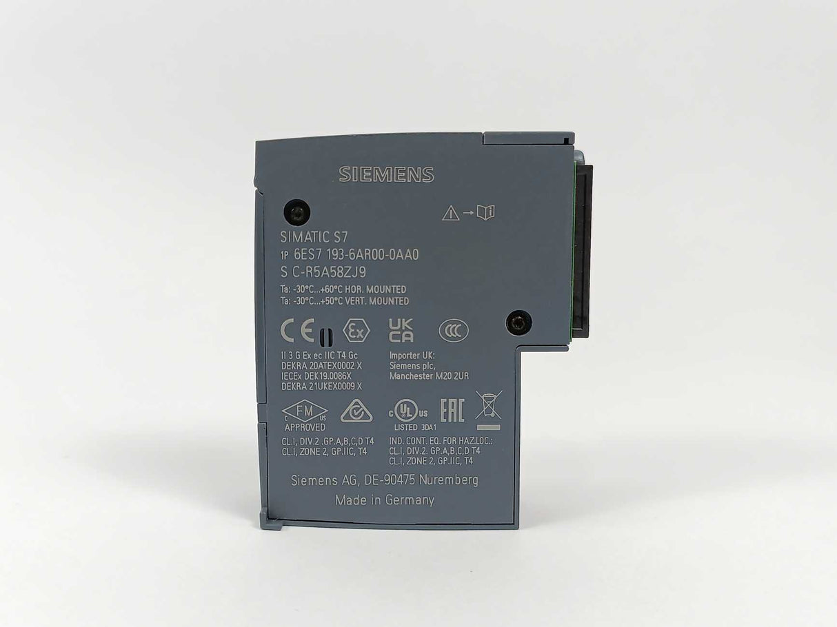 Siemens 6ES7193-6AR00-0AA0 ET 200SP, Busadapter BA 2xRJ45 SIMATIC 7