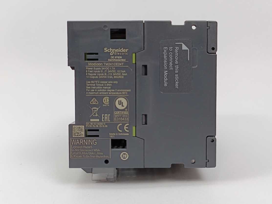 Schneider Electric TM241CE24T PLC CPU, Modicon M241
