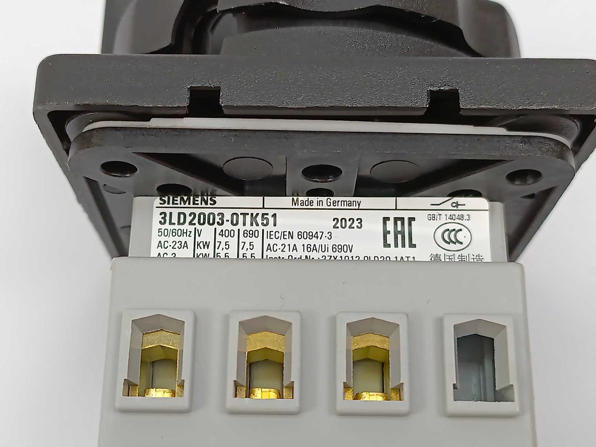 Siemens 3LD2003-0TK51 SENTRON, Switch disconnector 3LD